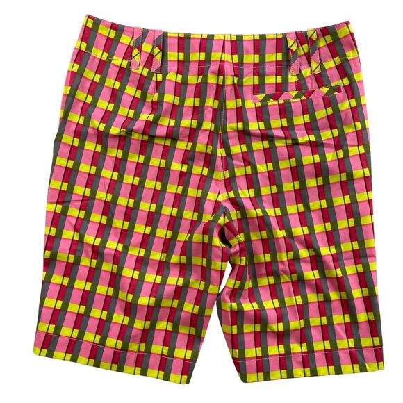 Annika Sorenstam x Cutter & Buck Shorts 8 Plaid Bermuda Golf - Picture 2 of 16